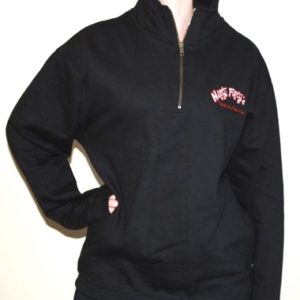 Quarter Zip Sweatshirt Black