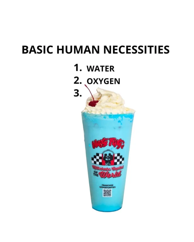 not to be dramatic… but without this shake, i am nothing