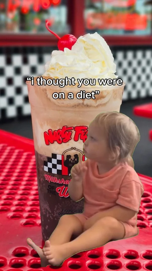 it’s called balance. now pass the fries 🍟